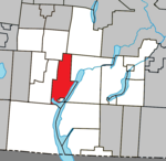 Austin Quebec location diagram